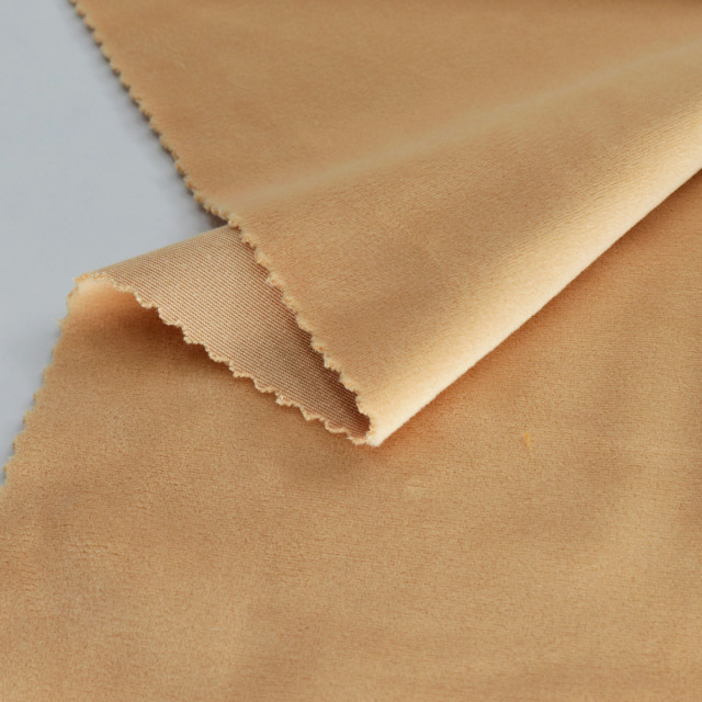 ผ้า Tricot Velvet 1.5mm(G/Brown)