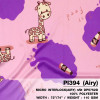 ผ้าพิมพ์ Giraffe(ชมพู) รูปที่ 0