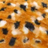 ผ้า Poly Boa (ลายเสือดำ-ส้ม) 