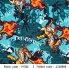 ผ้าพิมพ์ Dragon town(เขียว) 