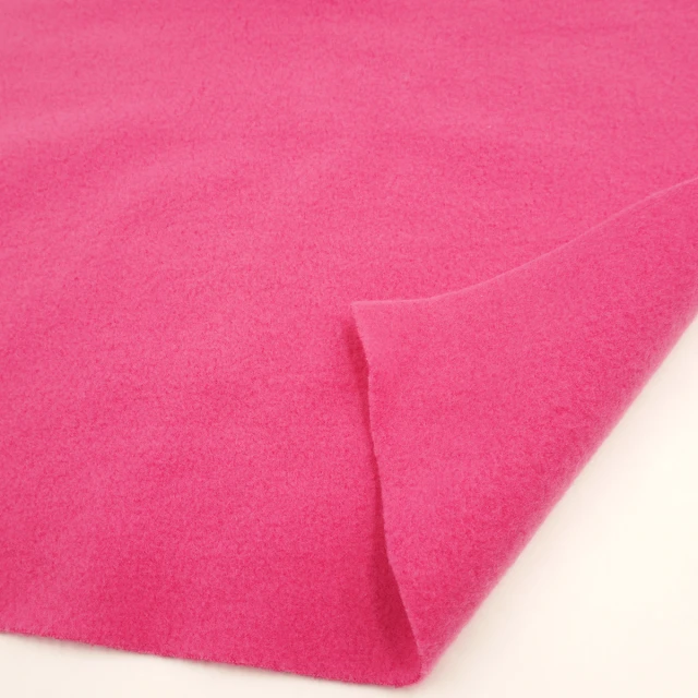 ผ้าขูดขน2หน้าหนา(CERISE)
