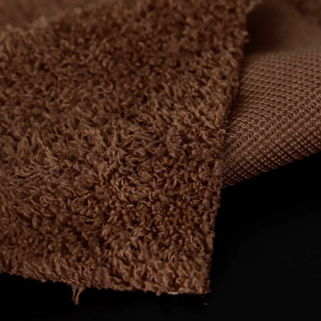 ผ้า Polar Fleece(น้ำตาลเข้ม)