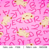 ผ้าพิมพ์หมีขีดอักษร(ชมพู) รูปที่ 0