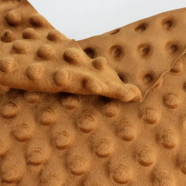 ผ้า Dot Emboss(น้ำตาลBR01231)