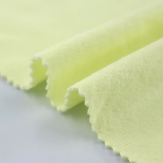 ผ้า Polar Fleece 2 หน้า (เหลืองอ่อน)