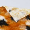 ผ้า Poly Boa (ลายเสือดำ-ส้ม) รูปที่ 3