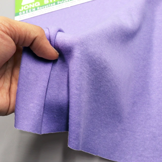 ผ้า RIB TC (ม่วงเข้ม14)