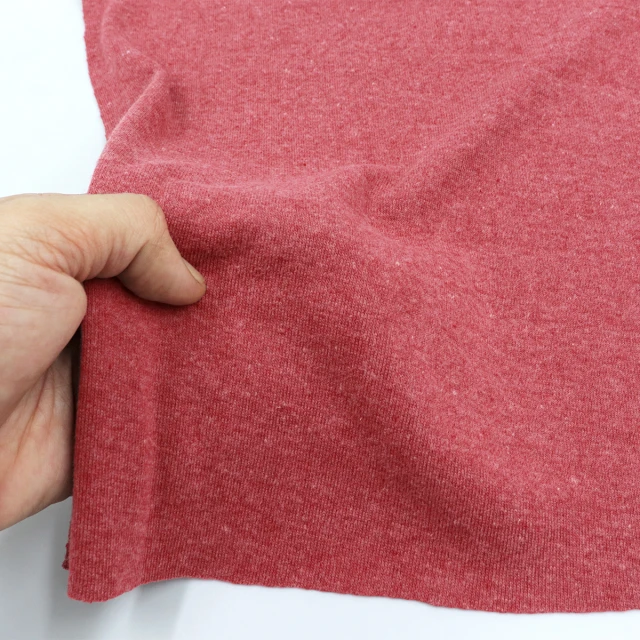 ผ้า RIB TC (แดง18)