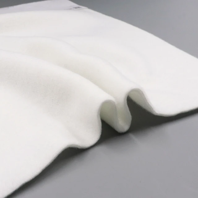 ผ้า spun ขูดขน2หน้า (ขาว)