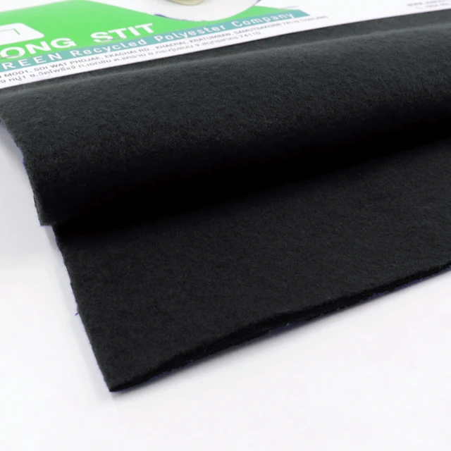 ผ้า spun ขูดขน2หน้า(ดำ)