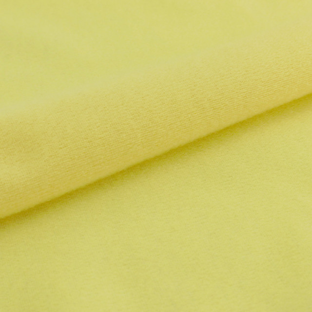 ผ้า Tricot Brush(เหลือง)