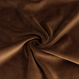 ผ้า Tricot Velvet 1.5mm(Chocolate)