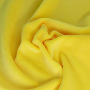 ผ้า Tricot Velvet 1.5mm(Yellow)