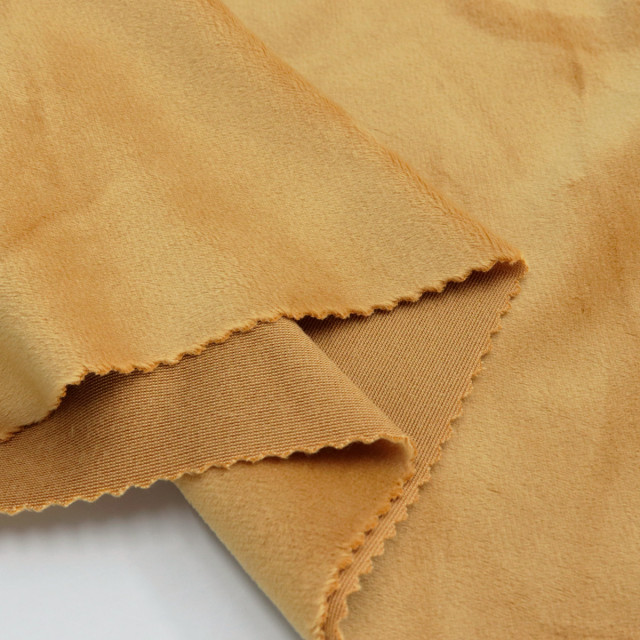 ผ้า Tricot Velvet 2.5mm(Gold)