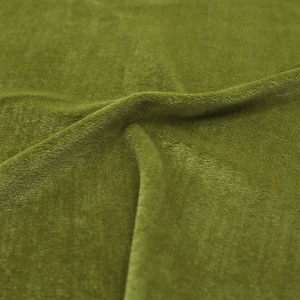 ผ้า Velour (เขียวขี้ม้า) - primary