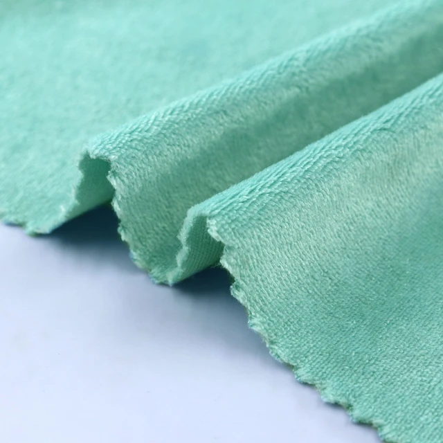 ผ้า Velour(เขียวอ่อน)