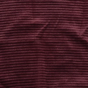 ผ้ากำมะหยี่ ร่องเล็ก(แดงเลือดหมู) - primary