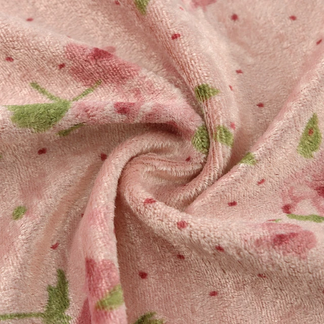 ผ้ากำมะหยี่ลายดอกไม้