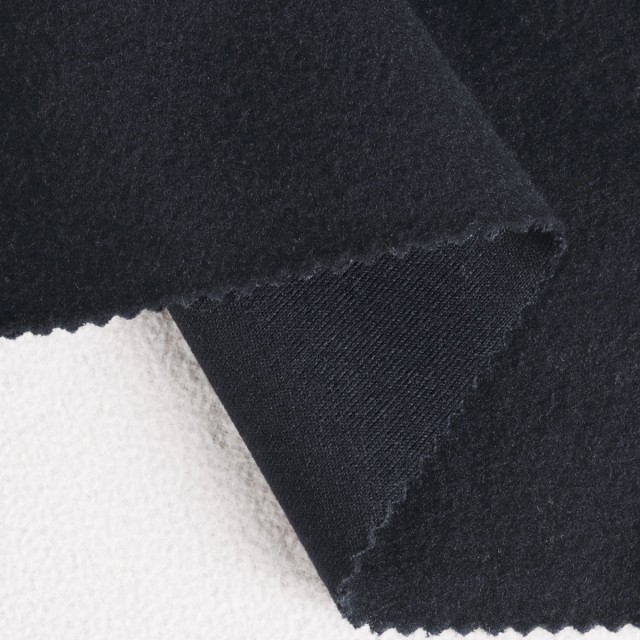 ผ้าขูดขน1หน้า(ดำ)