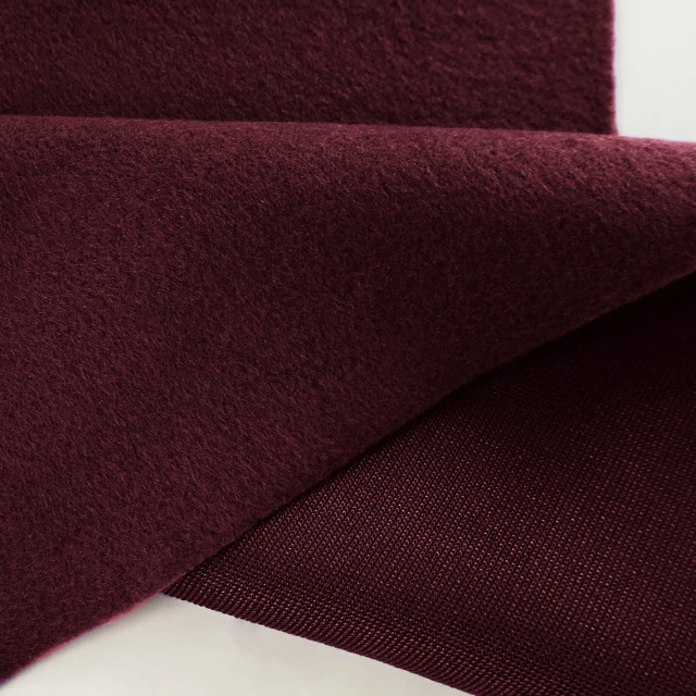 ผ้าขูดขน1หน้าหนา(WINE)