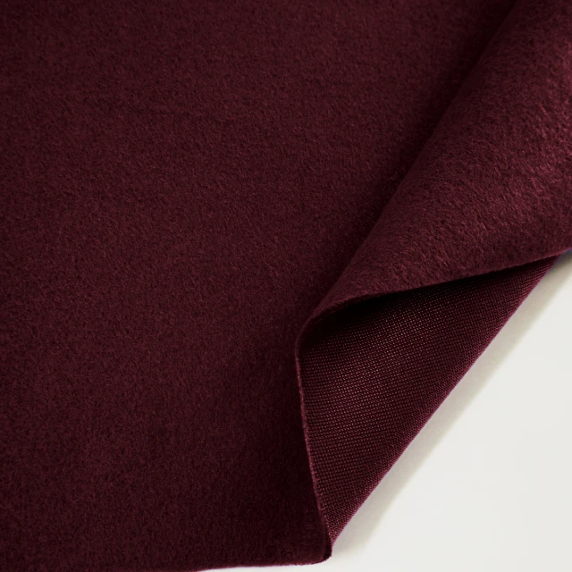 ผ้าขูดขน1หน้าหนา(WINE)