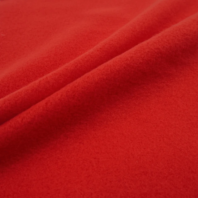 ผ้าขูดขน1หน้าหนา(RED)