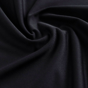 ผ้าจุติ warpknit รูเล็ก (ดำ) - primary