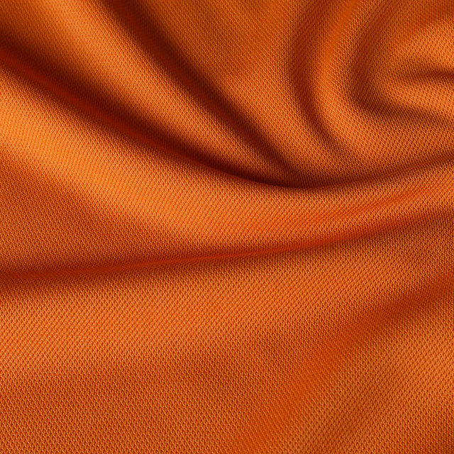 ผ้าจุติ warpknit รูเล็ก(ส้มทาโร่)