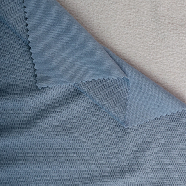 ผ้าจุติ warpknit รูเล็ก(เทา)