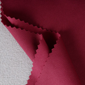 ผ้าจุติ warpknit รูเล็ก(เลือดหมู) - secondary