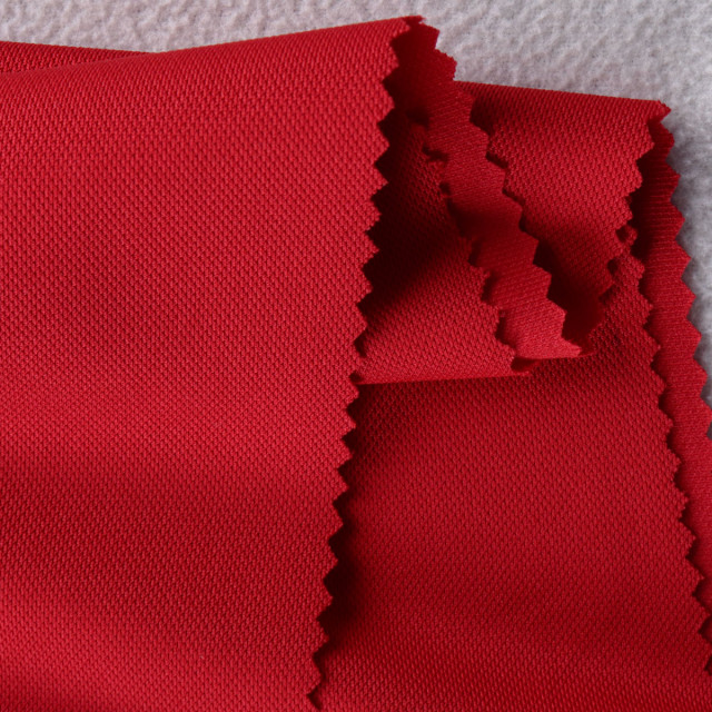 ผ้าจุติ warpknit รูเล็ก(แดง)