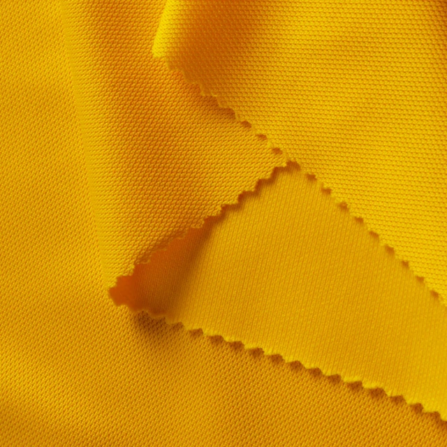 ผ้าจุติ warpknit(เหลืองทอง)