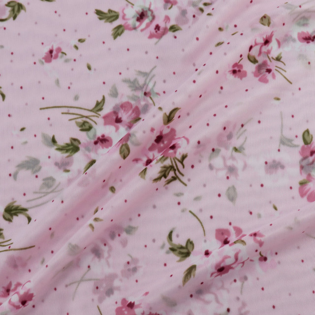 ผ้าชีฟอง(พิมพ์ดอกคาเนชั่น)