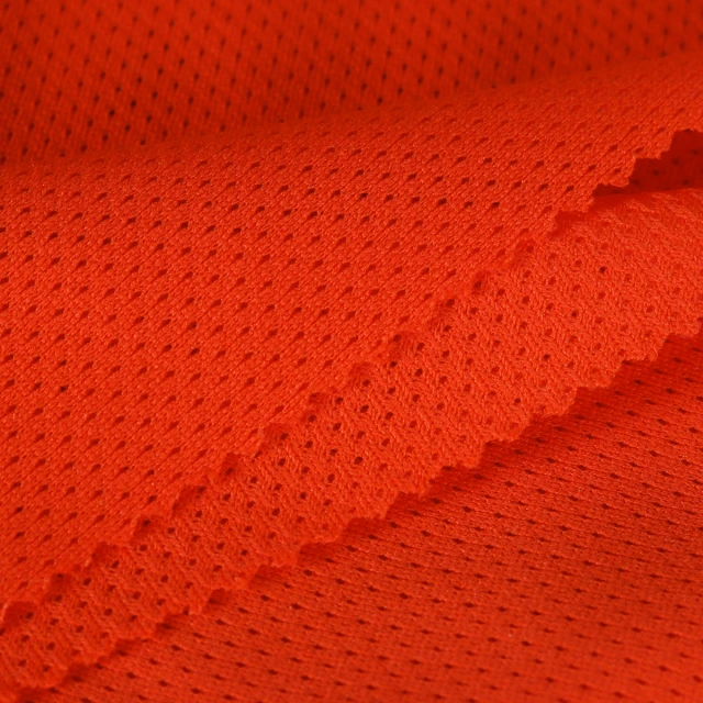 ผ้าตาข่ายรูเล็ก(ส้มสด)