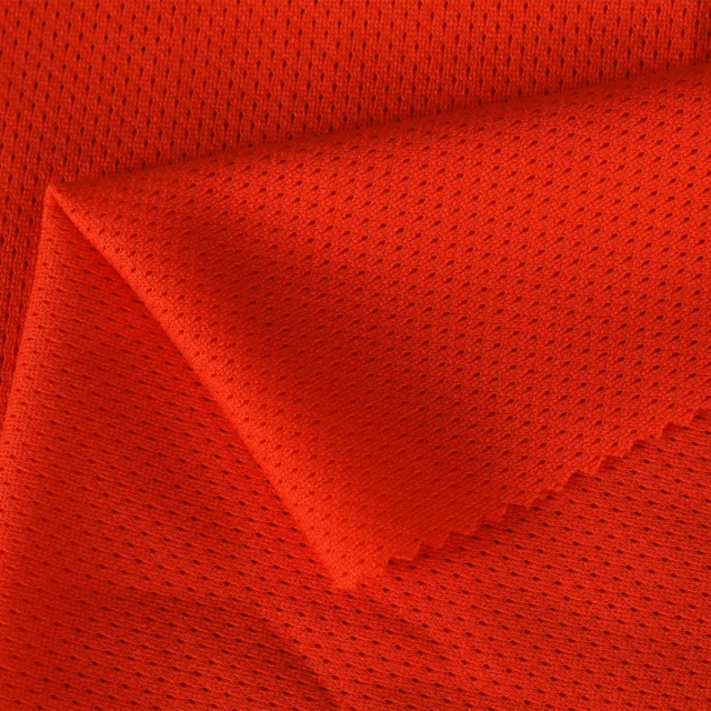 ผ้าตาข่ายรูเล็ก(ส้มสด)