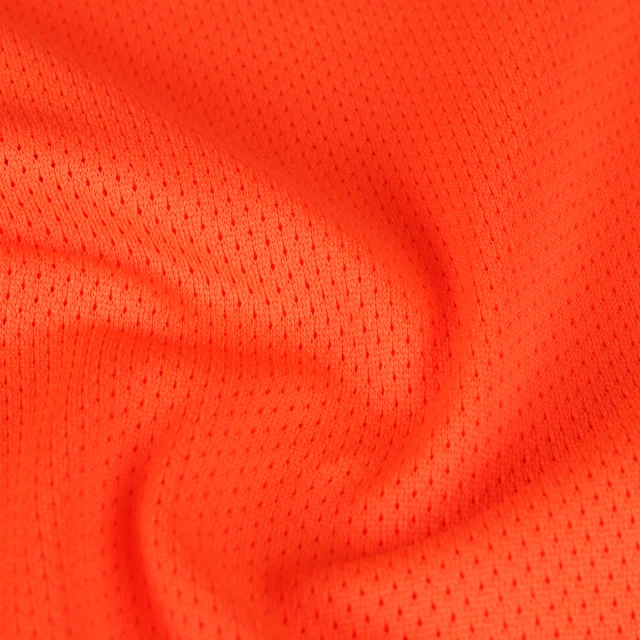 ผ้าตาข่ายรูเล็ก(ส้มสะท้อน)