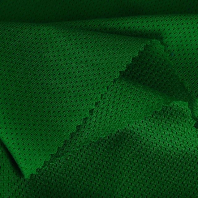 ผ้าตาข่ายรูเล็ก(เขียวสด)