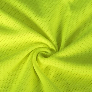 ผ้าตาข่ายรูเล็ก(เหลืองสะท้อน)