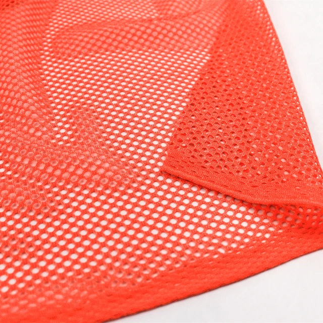 ผ้าตาข่ายสะท้อนแสง (ส้มนีออน)