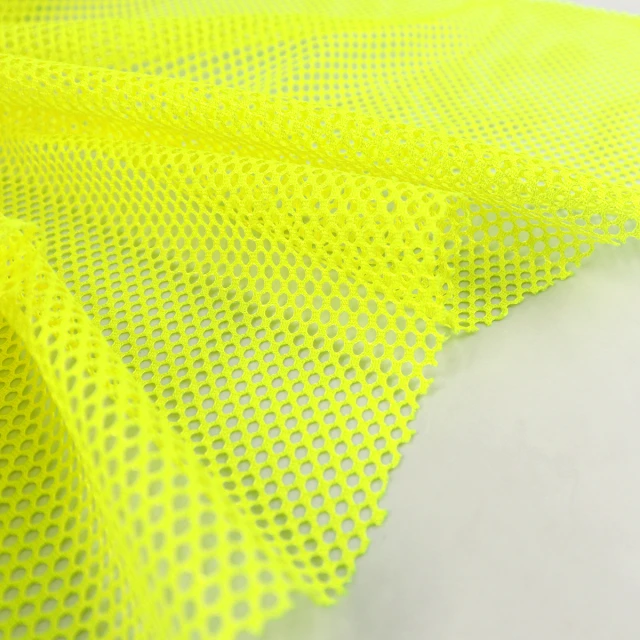ผ้าตาข่ายสะท้อนแสง (เหลืองนีออน)