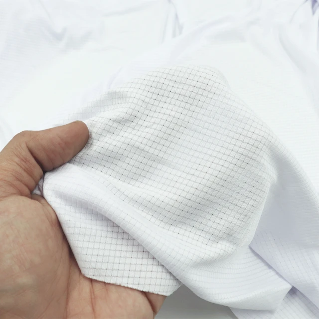 ผ้าตารางเล็กซุปเปอร์ไมโคร(ขาวจั้วะ)