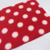 ผ้าทอยฟลีซ (ลายจุดขาว-แดง) รูปที่ 3