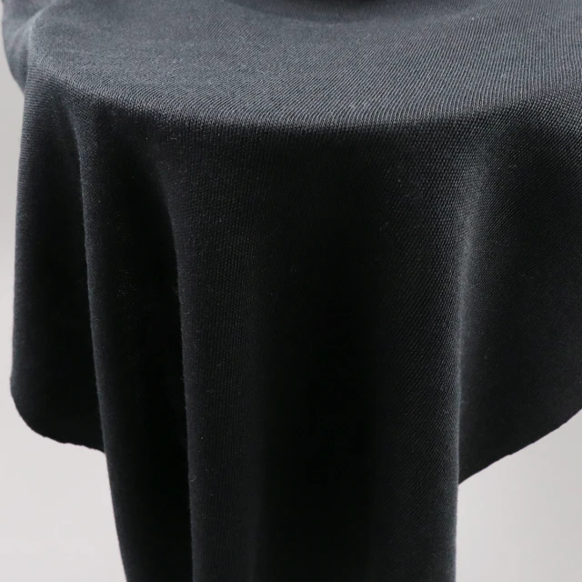 ผ้าทีเค30อินเตอร์ล็อก (ดำ)