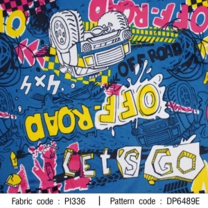 ผ้าพิมพ์ 4x4 OFF ROAD(คราม) - primary