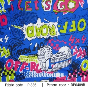 ผ้าพิมพ์ 4x4 OFF ROAD(น้ำเงิน) - primary