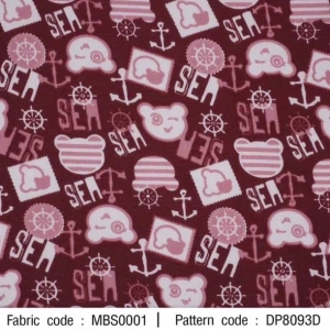 ผ้าพิมพ์ Bear(แดง) - primary