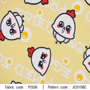 ผ้าพิมพ์ Chicken(เหลือง) - primary