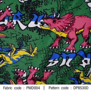 ผ้าพิมพ์ Dinosaur(เขียว) - primary