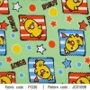 ผ้าพิมพ์ Ducky Star(เขียว) 
