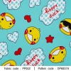 ผ้าพิมพ์ Happy Duck(เขียว) รูปที่ 0